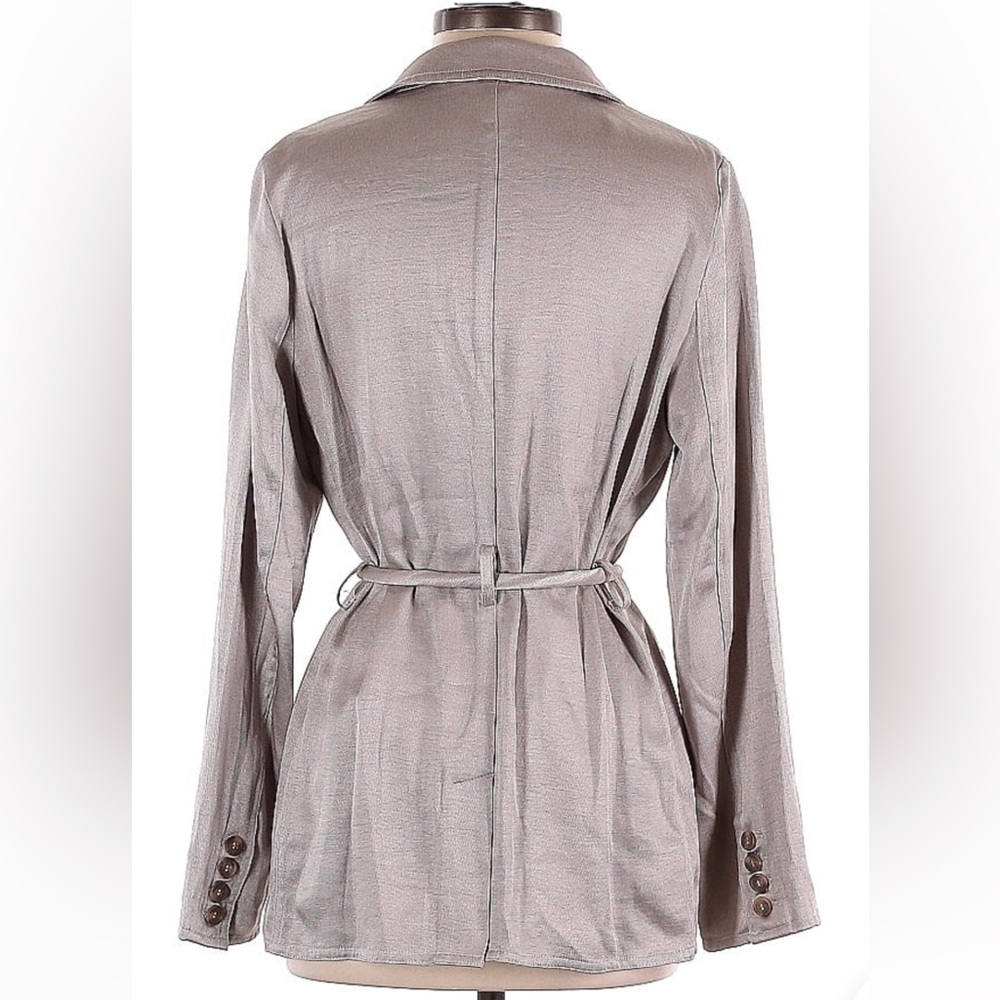 Chic Belted Smoking Jacket - image 2